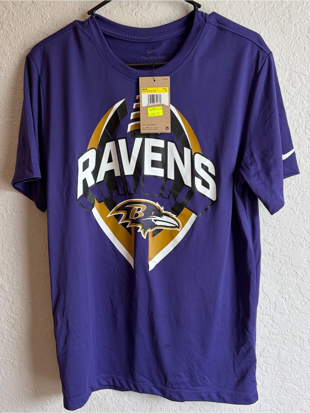 Nike Baltimore Ravens Purple Dri-Fit T-Shirt - Men’s Small NFL NWT